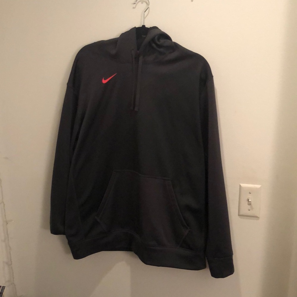 Gray Nike hoodie